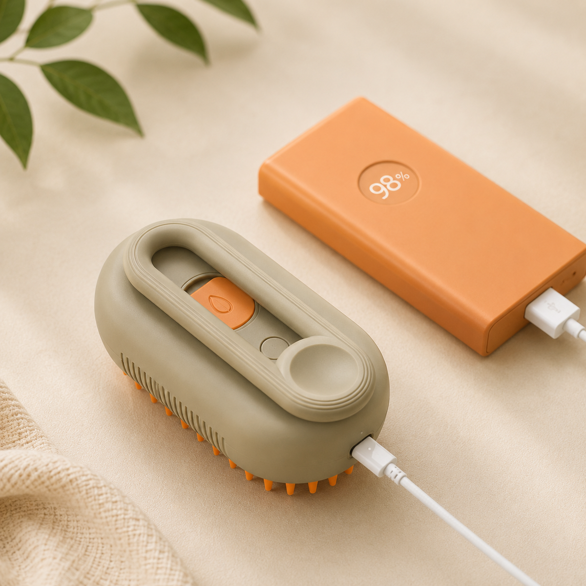 Steam Spray Pet Grooming Brush