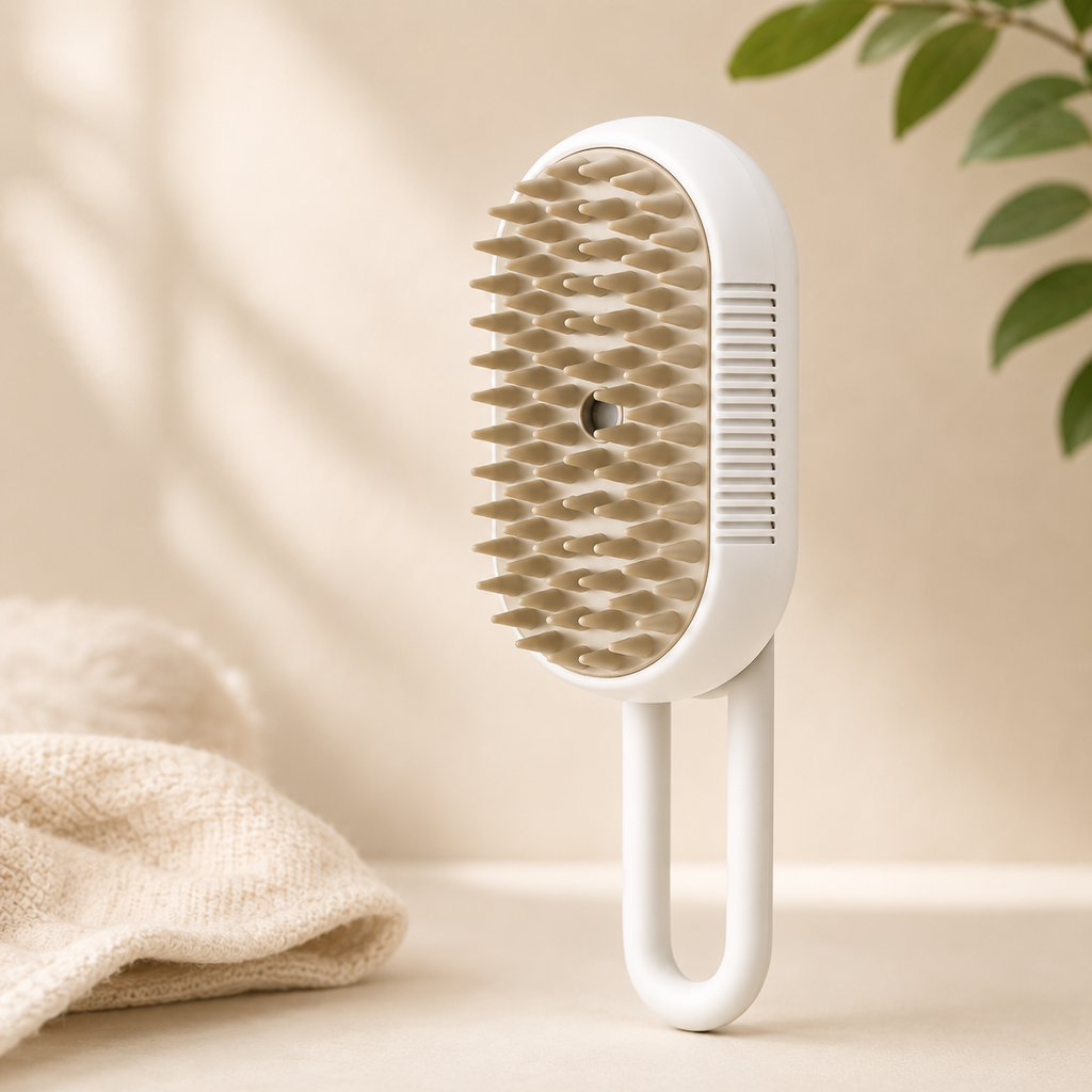 Steam Spray Pet Grooming Brush