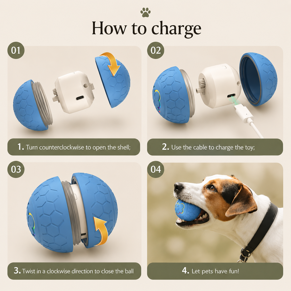 Smart Interactive Pet Ball