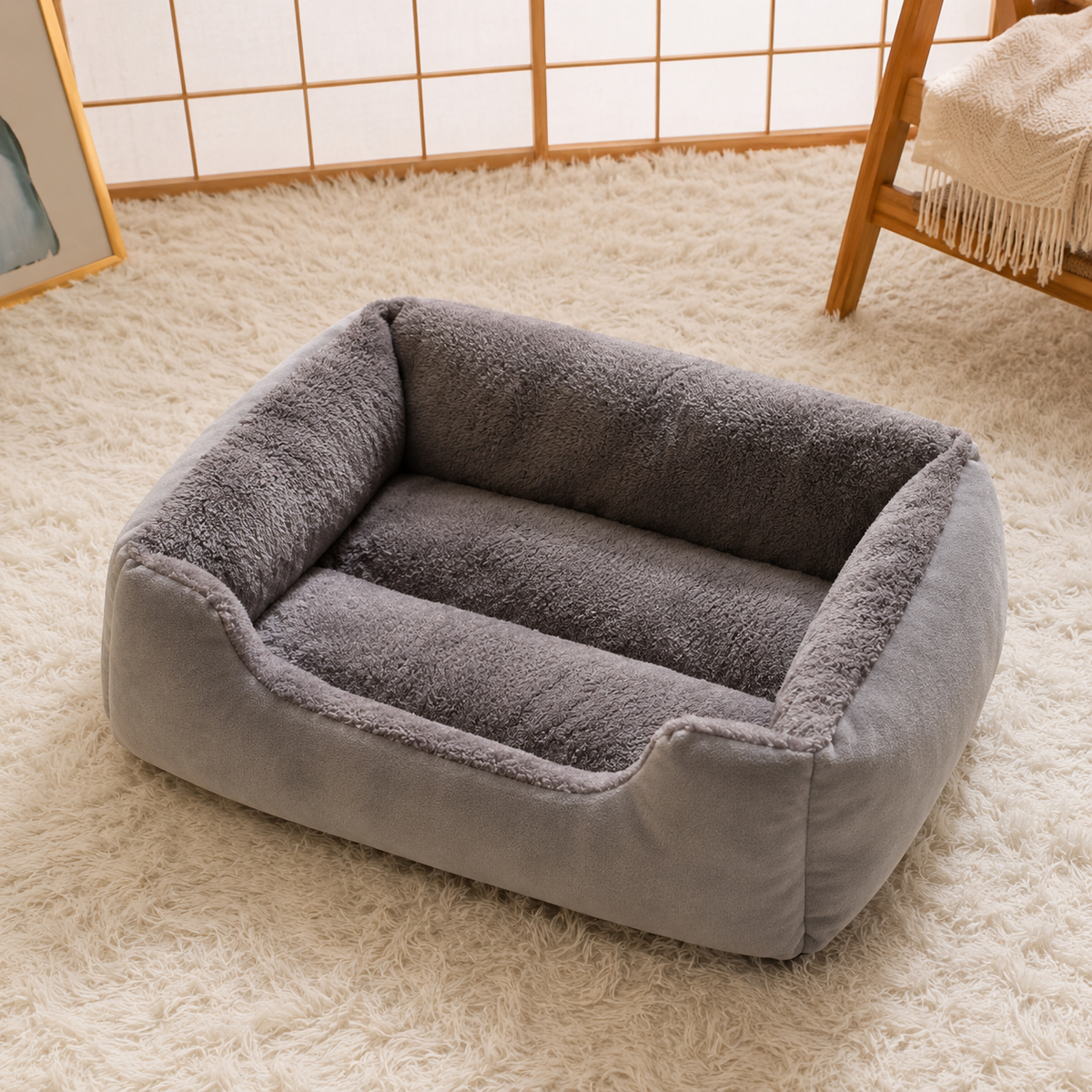 Cozy Plush Pet Bed