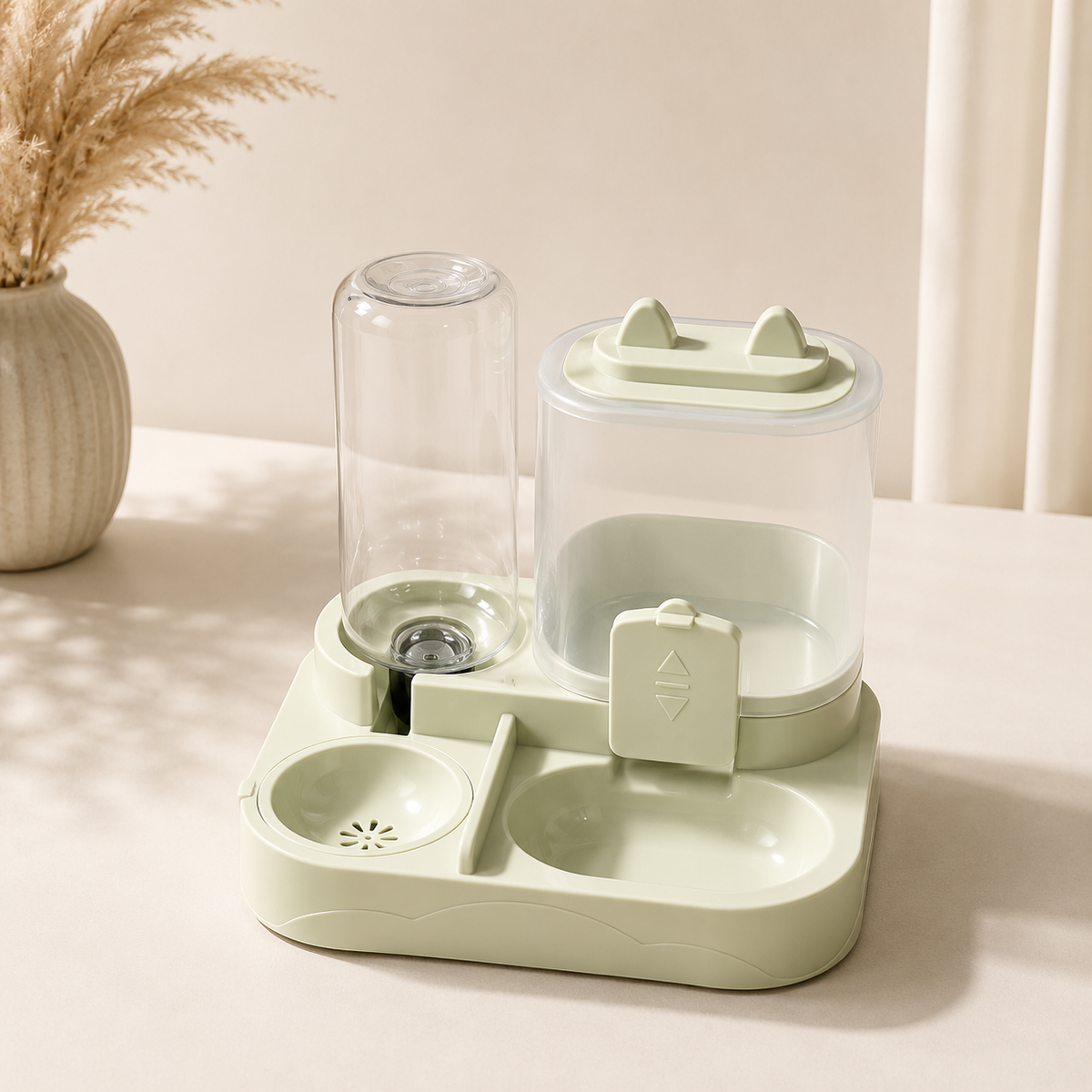 2-in-1 Pet Feeder&Water Dispenser