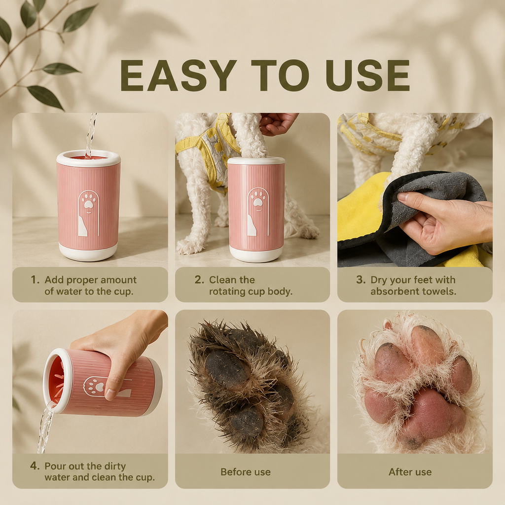 Pet Paw Washing Cup
