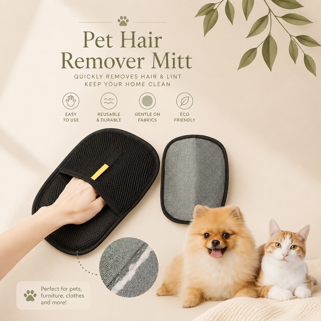 Pet Hair Remover Mitt