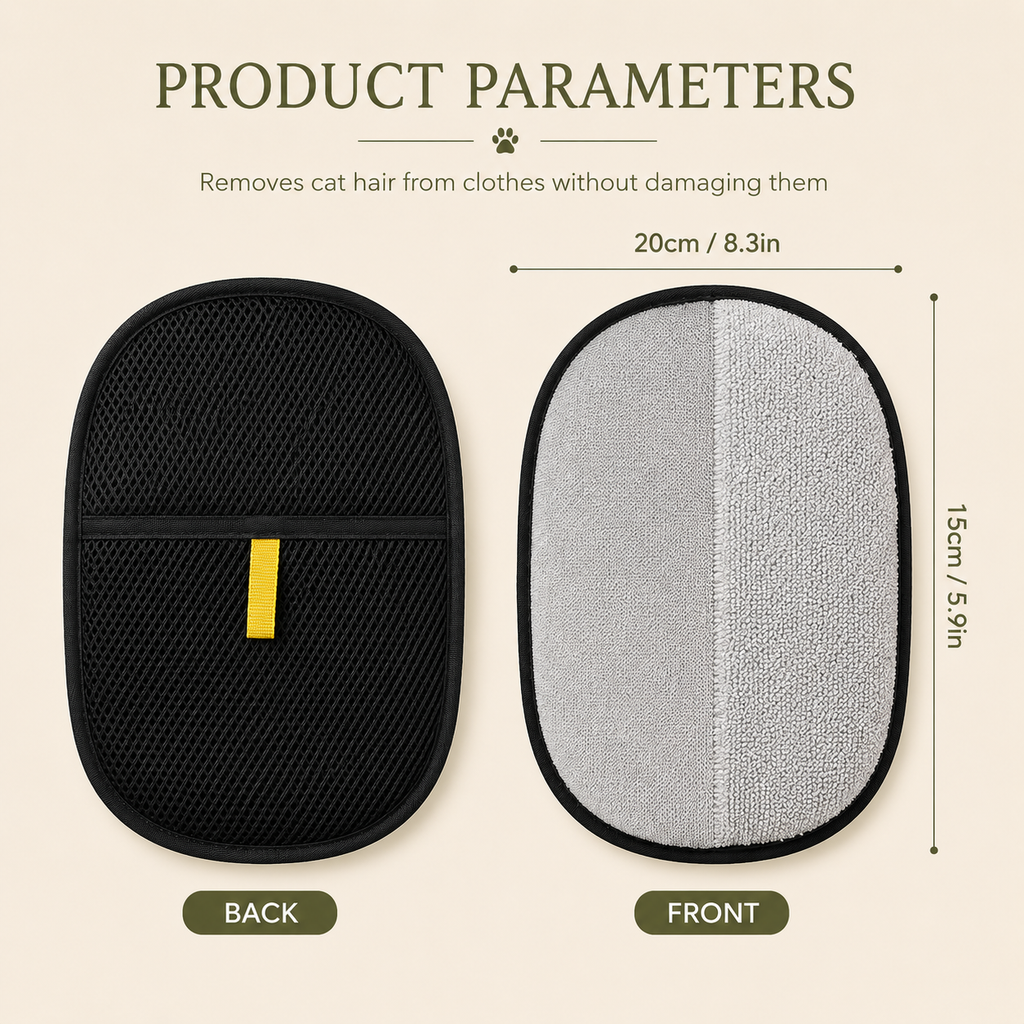 Pet Hair Remover Mitt