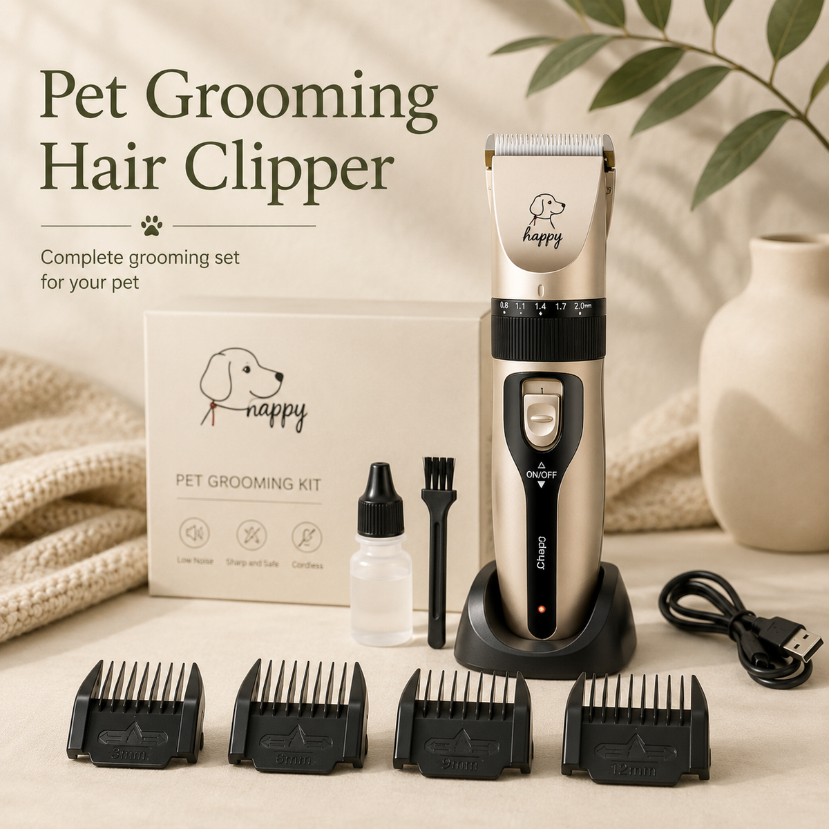 Pet Grooming Hair Clipper