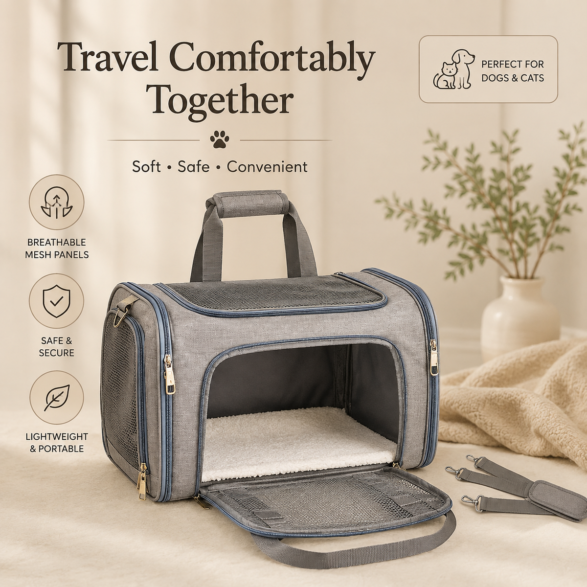 Pet Travel Carrier Bag