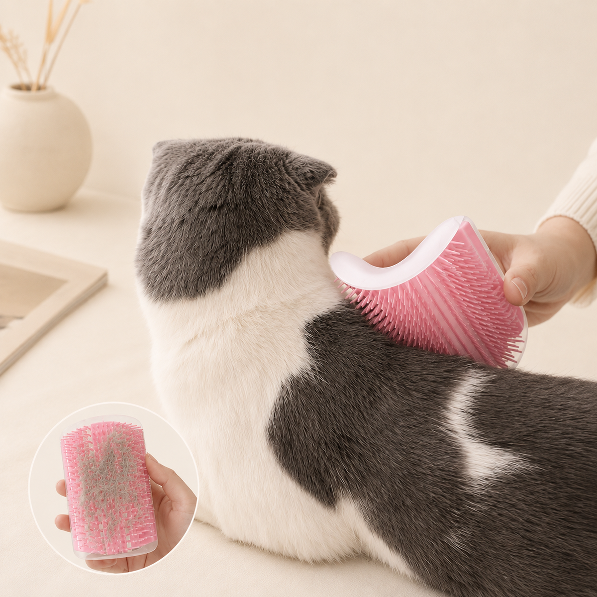 Self-Grooming Cat Brush
