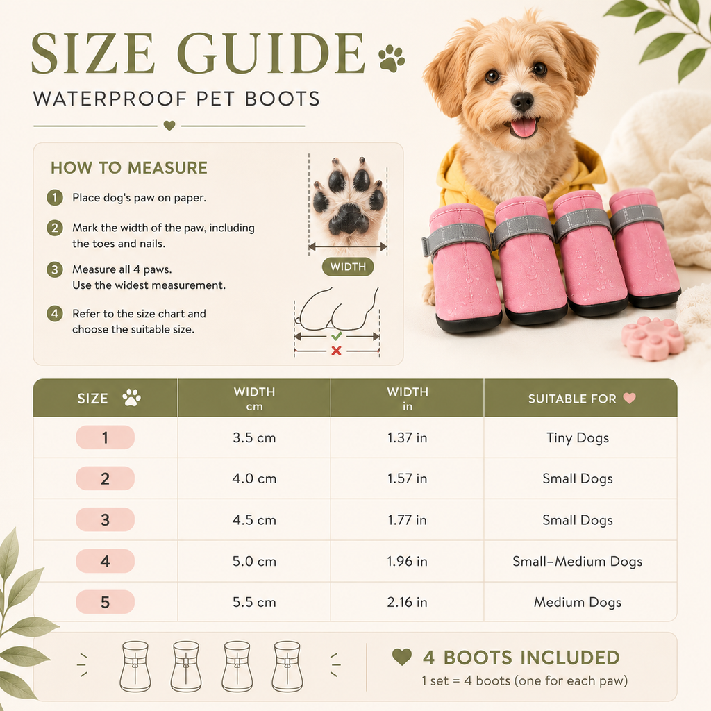 Waterproof Pet Boots